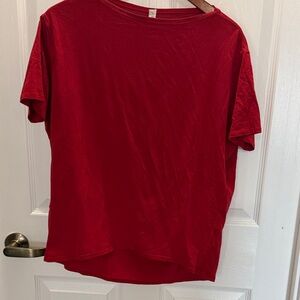 Lululemon Athletica Bold Red Top